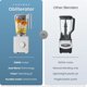 thumbnail image 2 of Licuadora de sobremesa Chefman Obliterator de 48 oz para smoothies, 2 of 3