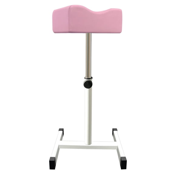 Taburete para pedicura CHAOEEMY con altura ajustable, color rosa