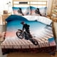 thumbnail image 1 of x1476 Bed SheetsMotocross Rider Sports Theme Motorcycle Bedding Set Boys Girls Twin Full Size Duvet Cover Pillowcase Bed Adult Bedroom 3-Piece Bedding Set (1 Duvet Cover + 2 Pillow Shams) nj1476, 1 of 5