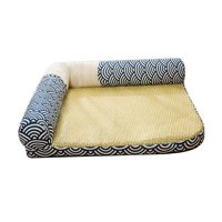 Magideal - Camado De Marco De Mascotas, Cama Para Perros Que Se Enfría En Verano, Almohada, Cama Para Perros Para Casa, Viaje, Pequeños Perros Medianos De Tamaño M