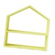 thumbnail image 2 of Soporte para cupcakes Herramientas de pastel Ornamento de casa de madera Amarillo sin base, 2 of 5