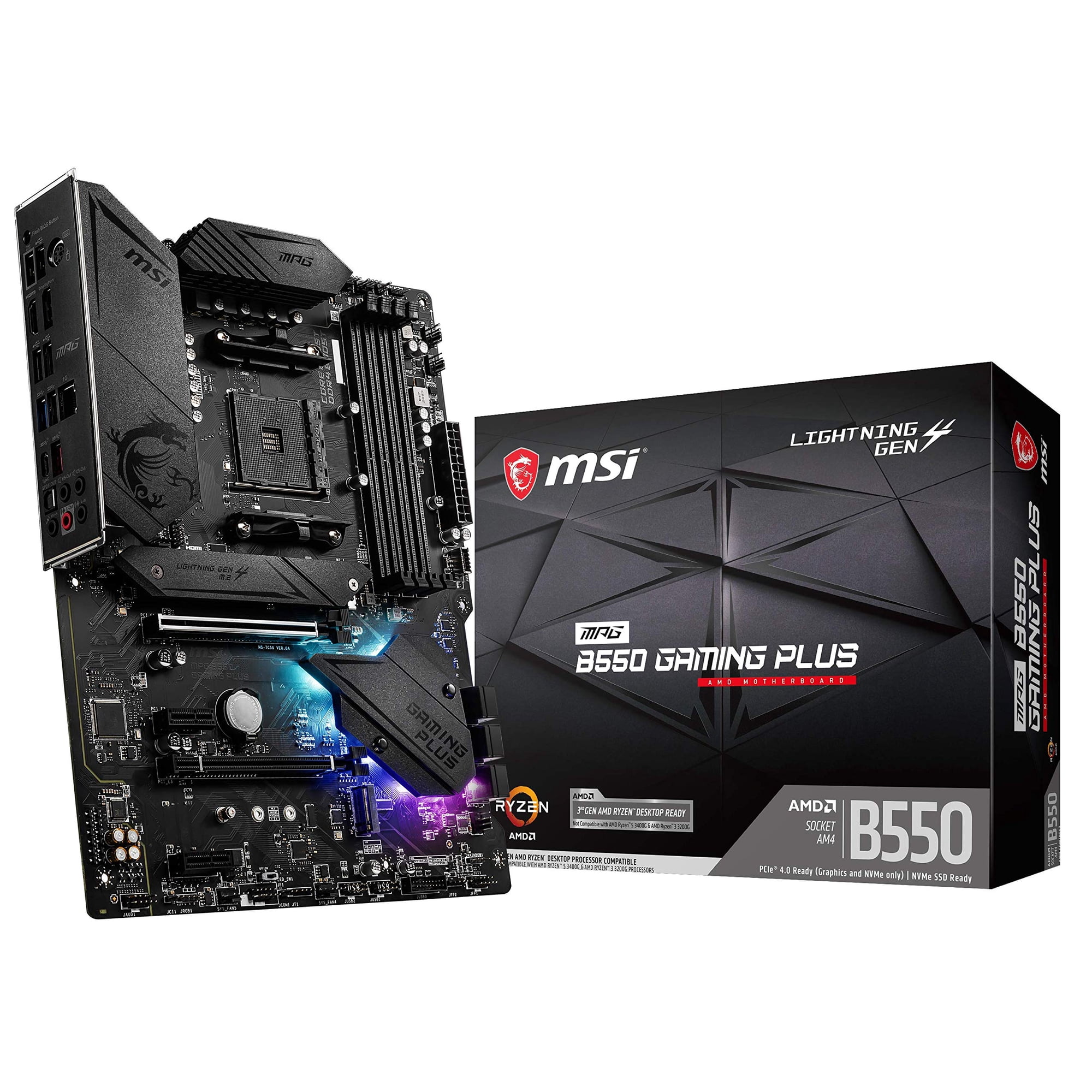 Placa Madre Msi Mpg B550 Gaming Plus V1 Gaming Atx