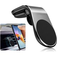 Genérico - Soporte Magnético Universal Para Teléfonos Móviles Y Gps, Compatible Con Varias Marcas De Smartphones-Plata