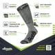 thumbnail image 2 of Calcetines de senderismo Alvada de lana merino térmicos para invierno, 3 pares, 2 of 6