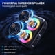 thumbnail image 3 of Parlante Bluetooth PWBSLAI T08 80W 2 Micrófonos LED Waterproof, 3 of 3
