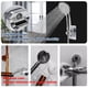 thumbnail image 4 of Soporte ajustable para ducha NearMoon, impermeable, cromado, 4 of 8
