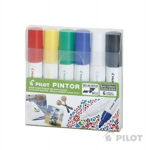Pilot - Pintor Set Colores Clasicos Punta Media | Multicolor