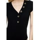 thumbnail image 5 of Body con Cuello en V y Botones, 5 of 9