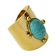 thumbnail image 2 of Anillo De Dedo Creativo Retro Anillo Vintage Para Regalos De Cumpleaños Fiesta Aniversario Azul, 2 of 5