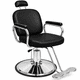 thumbnail image 1 of Sillon Barbero Silla Barberia  Sistema Hidráulico Nanofort Giro 360 Grados Negro, 1 of 8
