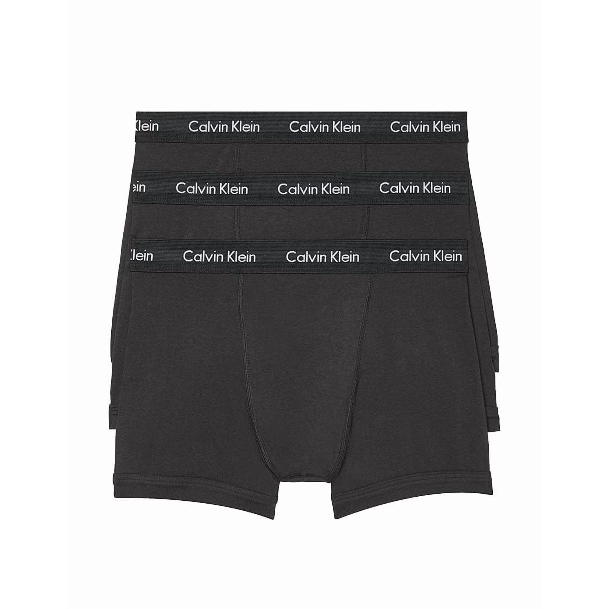 Calzoncillos Bóxer Calvin Klein De Algodón Elástico Para Hombre, Paquete De 3