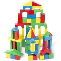 Melissa & Doug - Juego De Bloques De Madera Melissa Y Doug 100 Piezas