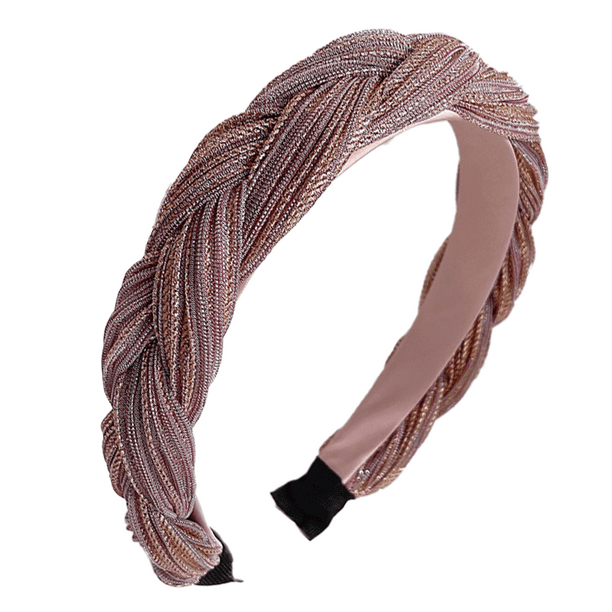 Diademas para mujer, turbante con nudo ancho y trenzado, banda elástica para el cabello, accesorios para mujeres y niñas, pañuelo para la cabeza, regalos de Navidad.