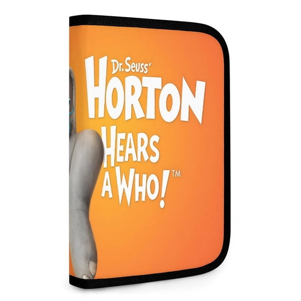 ¡Horton escucha a Quién! Bolsa de Almacenamiento Plegable Portátil con Compartimentos, Organizador de Herramientas Multi-Bolsillo, Uso Dual Viaje y Hogar 26.5*17.8cm