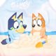 thumbnail image 3 of Traje de baño Bluey & Bingo para niñas pequeñas rosa/azul 4T, 3 of 6
