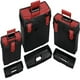 thumbnail image 1 of Pack 3 caja de herramientas 19" + 16" + 11" 25 kg Plástico Rimax RX12211 Negro y Rojo, 1 of 2