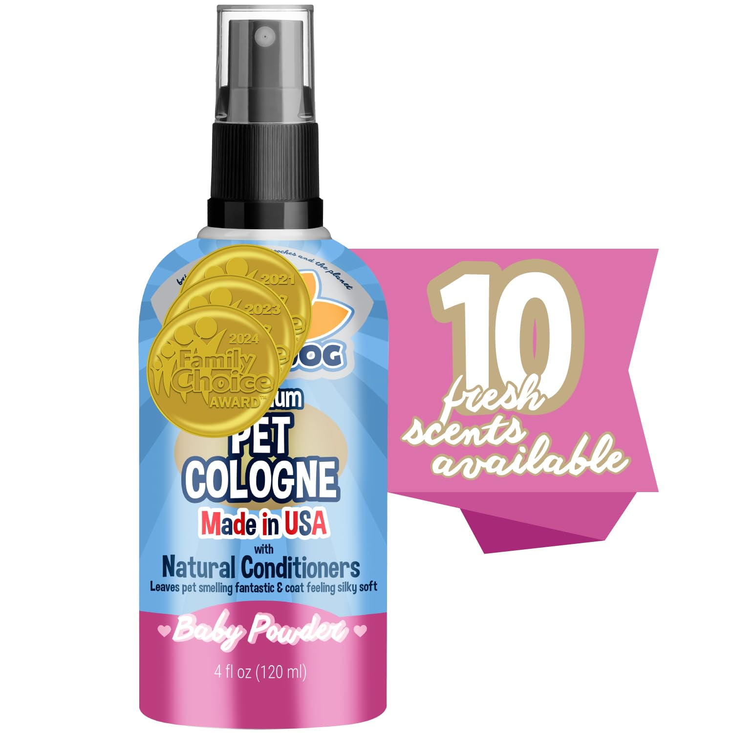 Colonia Para Perros Bodhi Dog, Desodorizante Natural, 120 Ml