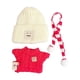 thumbnail image 2 of Conjunto De Suéter Y Bufanda Para Muñecas En Miniatura, Gorro Y Bufanda Para Muñecas De Peluche, Colgante Para Muñecas De Niña, Conjunto De Suéter Rojo Para Muñecas, 2 of 3