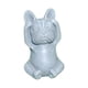 thumbnail image 1 of Estatua de Francés, estatua de perro, estatuilla de resina, escultura de perro gris oscuro mate para decoración del hogar interior y exterior, , No escuchar No escuchar bulldog, 1 of 5