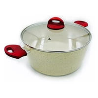 Arte Andino - Olla Cacerola Marmoleada 20Cm 3100Ml Antiadherente