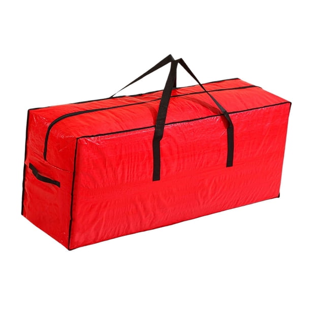 Bolsa de almacenamiento para árbol de Navidad, bolsa de almacenamiento navideña, bolsa de lona versátil a prueba de polvo para regalos, accesorios de 122 cm x 38 cm x 50 cm