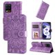 thumbnail image 1 of Funda tipo cartera FOXDOCK para Realme 8 Pro , diseño girasol en relieve, cuero PU, cierre magnético, soporte y tarjetero, 1 of 5