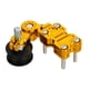 thumbnail image 2 of Ajustador De Cadena De Motocicleta Universal Premium De Alto Rendimiento, Guía De Tensor Amarilla, 2 of 5