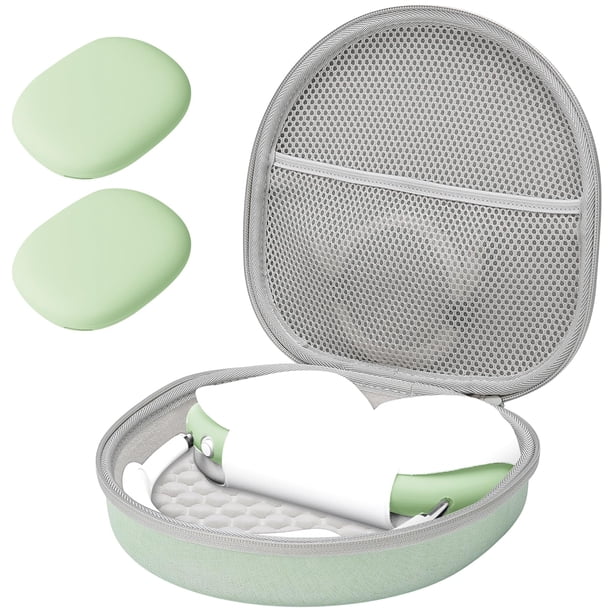 Funda rígida para AirPods Max ProCase con funda de silicona para auriculares, color verde