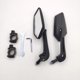 thumbnail image 3 of Espejo De Bicicleta 360 ° Giratorio Y Plegable Lente De Vidrio Resistente A Los Arañazos Blu ray Accesorios Espejo De Bicicleta Montaje Del Manillar Espejos De Bicicleta 2pcs, 3 of 3