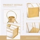 thumbnail image 1 of Farol Decorativo HPC Decor Metal Dorado Temporizador 6h Set, 1 of 3