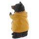 thumbnail image 3 of Pluviómetro de resina con oso negro de 18 cm, The Bridge Collection, 3 of 6