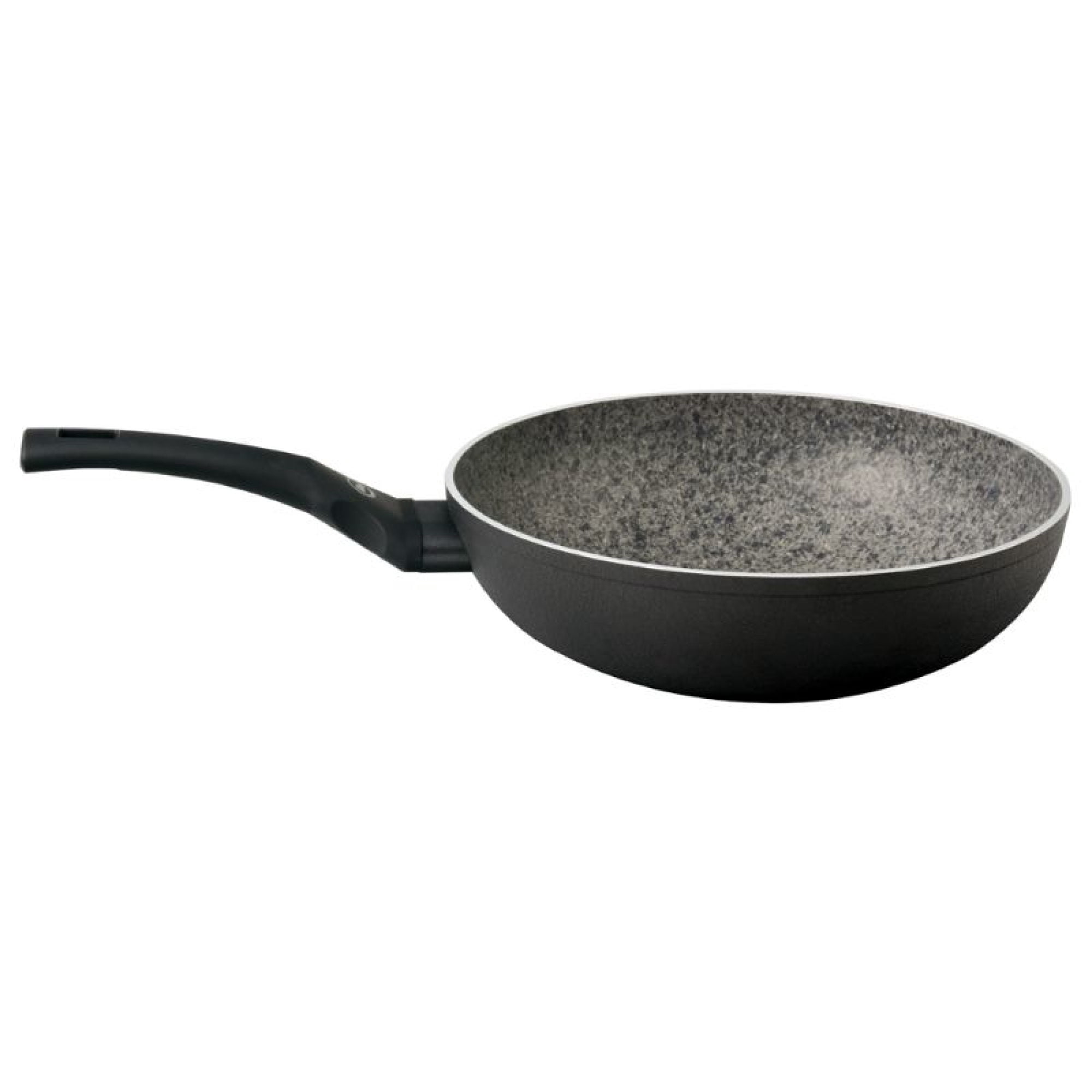 Wok 28 Cm Antiadherente Granito Aluminio Forjado Negro 1 Piezas