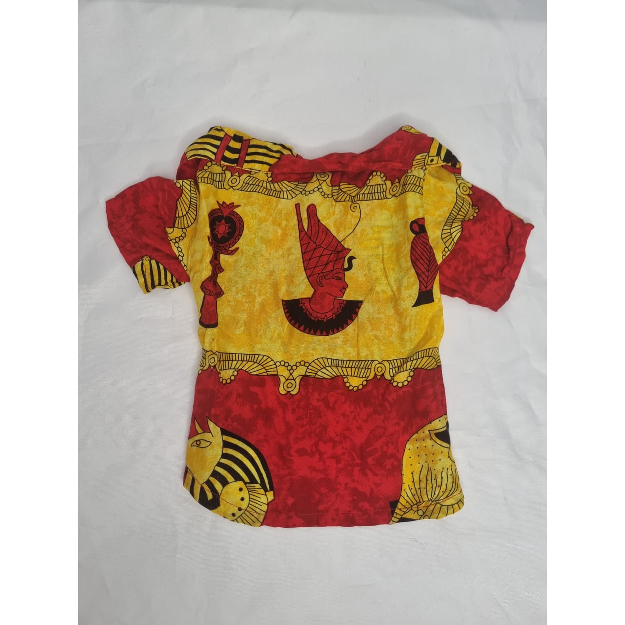 Guayabera mascota egipcia talla L corto