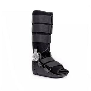 Genérico - Bota Ortopedica Mecanismo Rom Angulo Regulable Negra Oneder Talla L