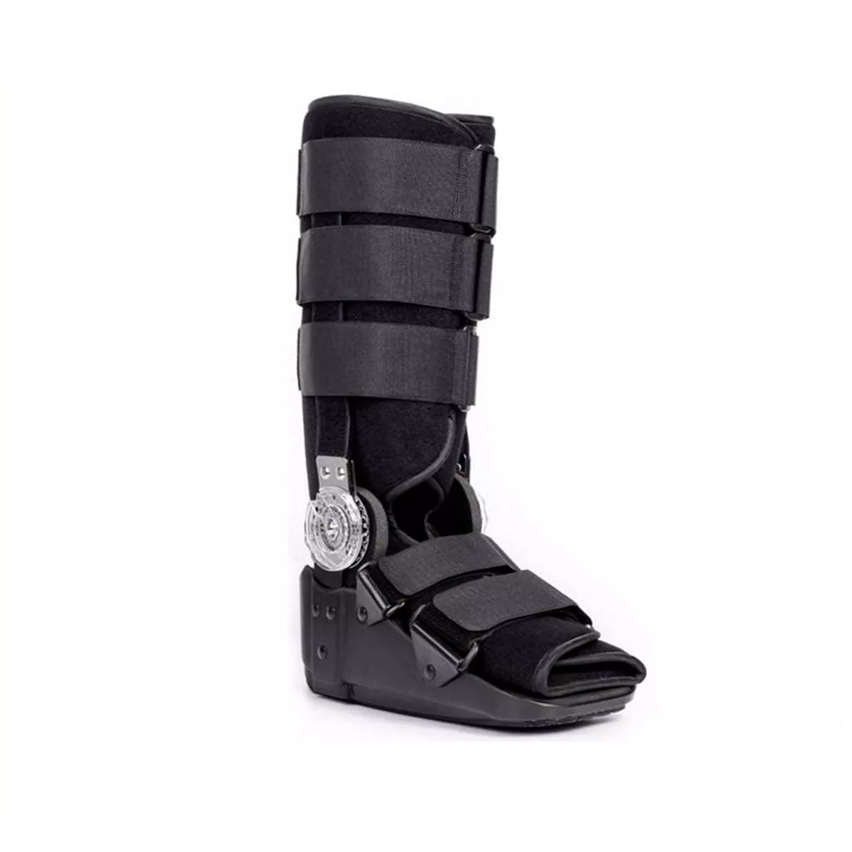 Genérico - Bota Ortopedica Mecanismo Rom Angulo Regulable Negra Oneder Talla L