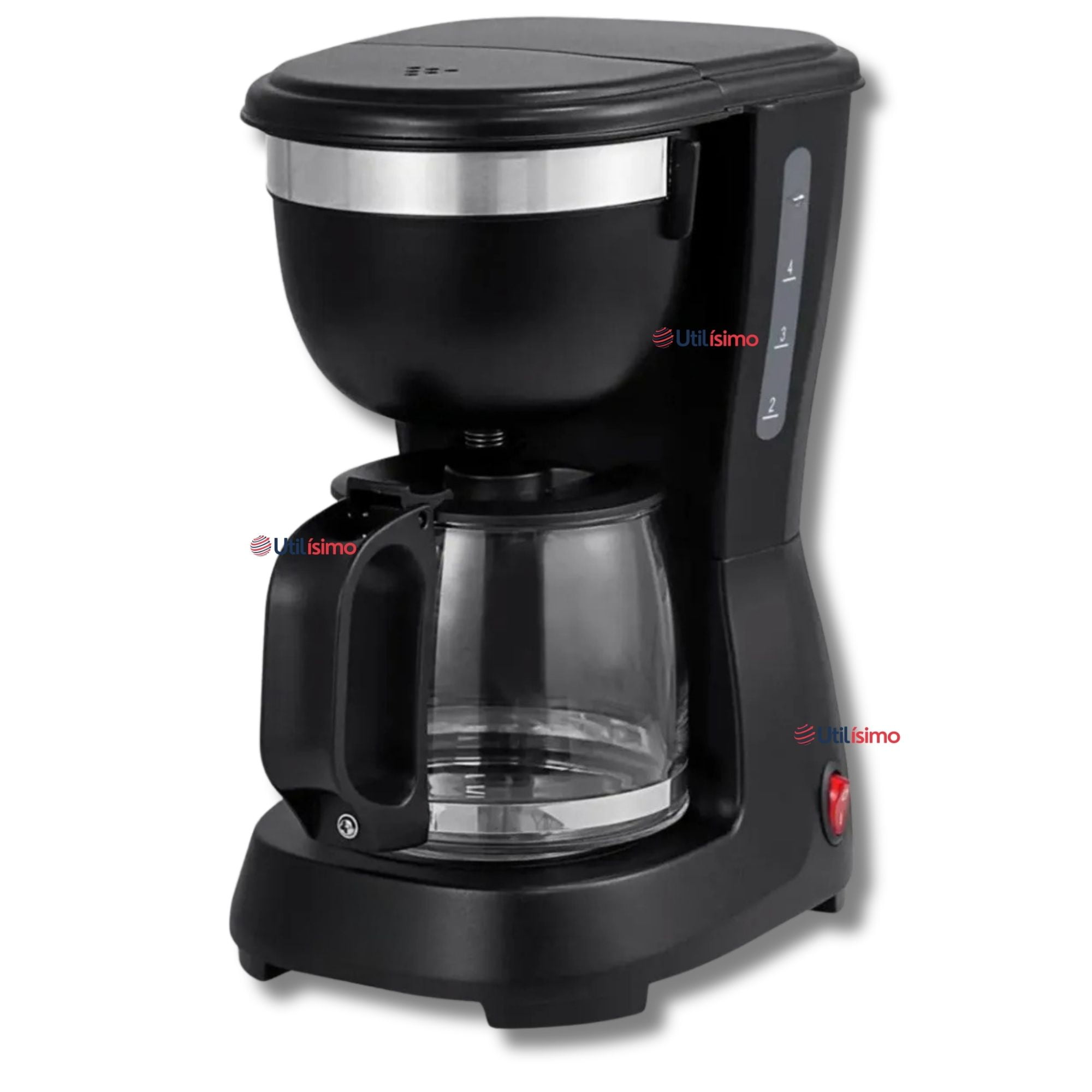 Line - Cafetera Eléctrica 6 Tazas 600w De Potencia Con Filtro Reutilizable