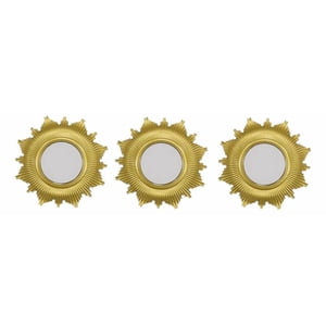 Genérico - Set 3 Espejo Decorativo Pared Inspiración Solar Adorno Jhn