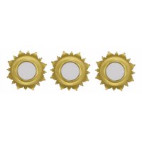 Genérico - Set 3 Espejo Decorativo Pared Inspiración Solar Adorno Jhn