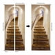 thumbnail image 1 of 1pc Simulation Three-dimensional Stair Sticker, 30.31 * 78.74inch, 3D Simulation Door Sticker, Movable Wall Sticker For Bedroom Living Room, DIY Renovated Wallpaper, 1 of 2