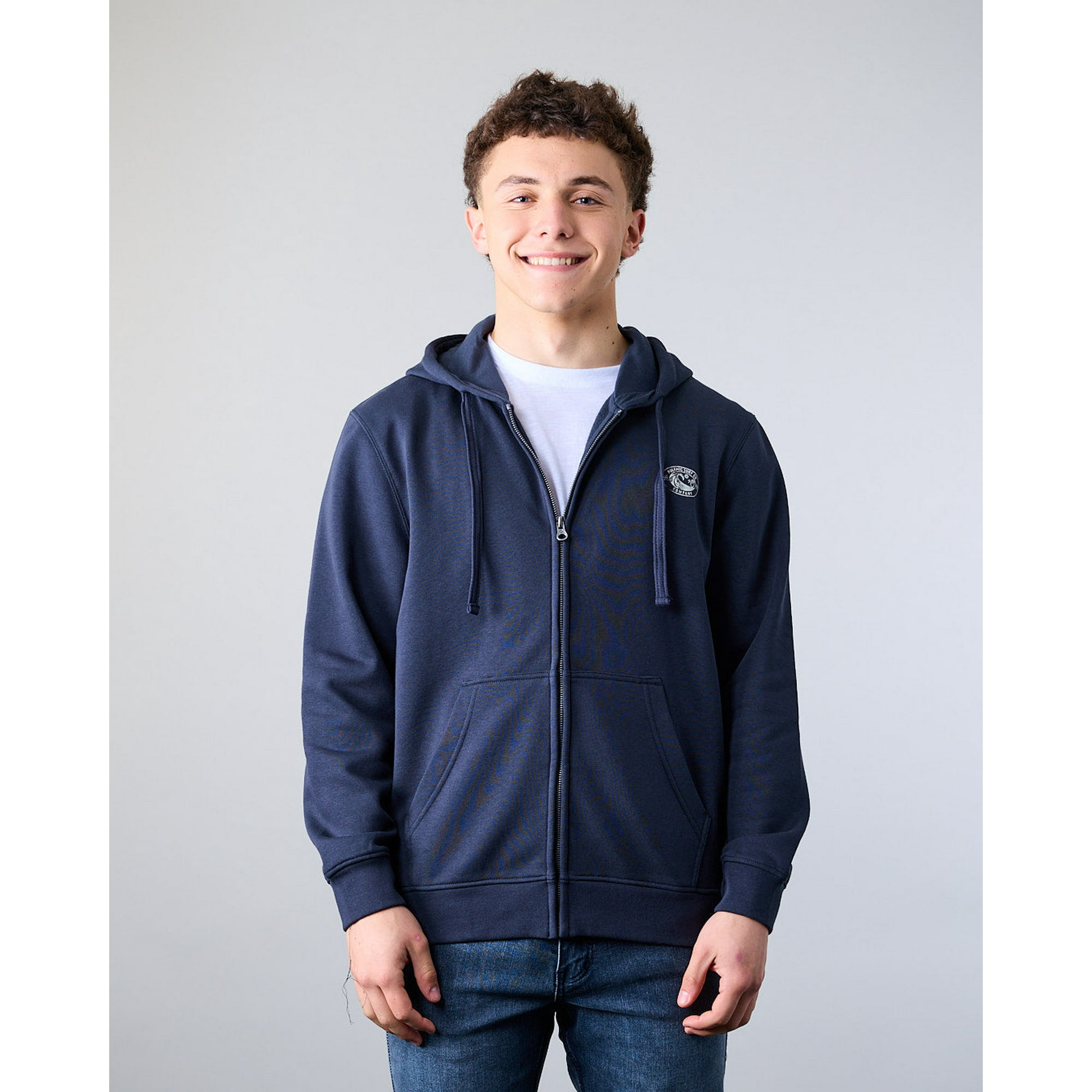 Poleron Junior Franela Con Cierre Gorro Xv7306 Polemic