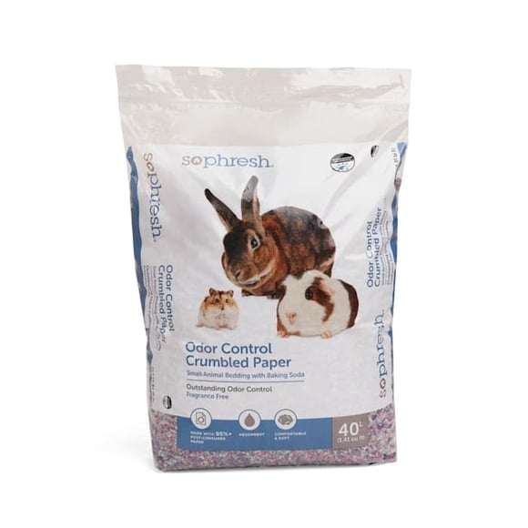 Cama SO PHRESH 40 L Papel Confeti para Animales Pequeños