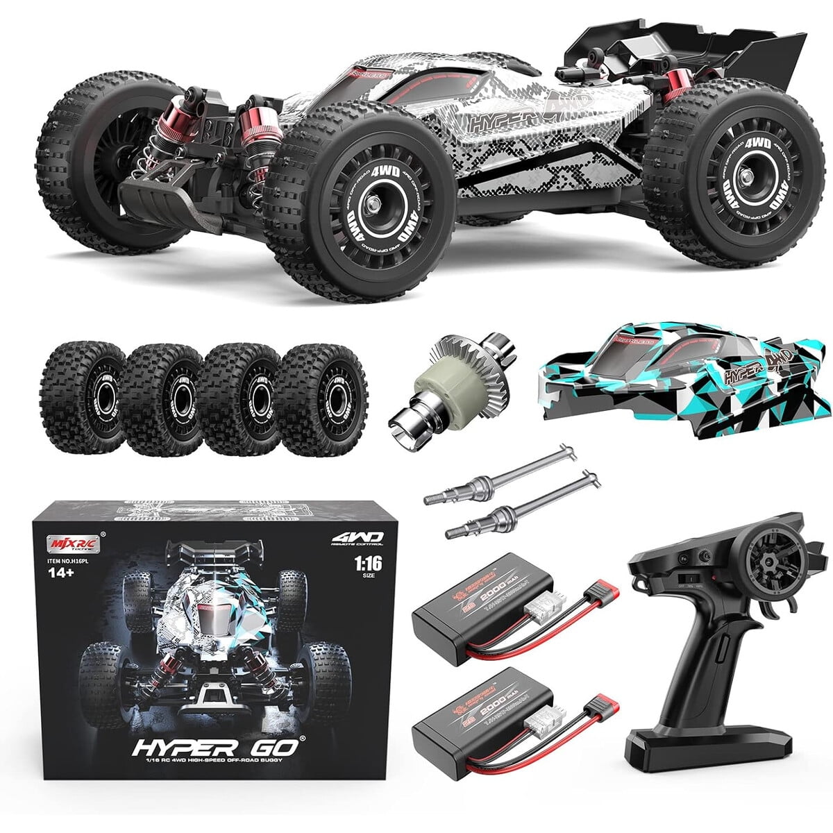 Buggy Rc Hyper Go H16pl 116 Brushless 4wd 40kmh Rtr