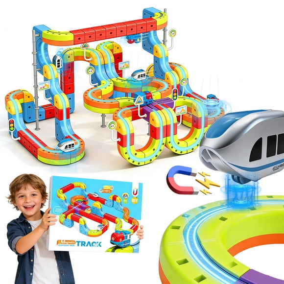 Juego De Tren De Juguete Cubo Infinito Magnético 3d 141 Piezas
