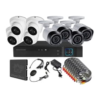 Vipa - Kit 8 Cámaras Seguridad Mixto Hd Con Disco Duro M81Ldd