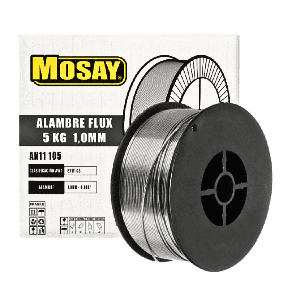 Soldadura Alambre Mig Flux Sin Gas 1.0mm 5kg Mosay