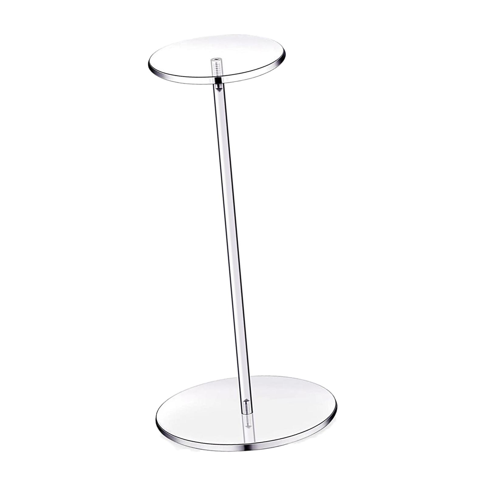 Magideal - Soporte De Acrílico Portátil Para Sombreros, Soporte De Almacenamiento Antideslizante Independiente, Organizador De Pelucas, Colgador De Sombreros Con