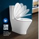 thumbnail image 5 of HIGHCRAFT Asiento de Inodoro Elongado de Madera Premium con Cierre Lento Blanco, 5 of 7