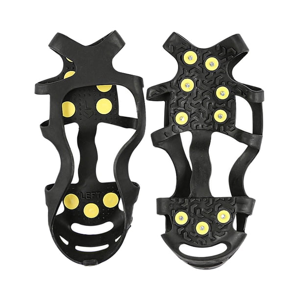 Crampones Con Pinchos Y Agarres Antideslizantes Para Tracción En Hielo Y Nieve, Para Correr, Para Mujeres Y Hombres, 21 Cm X 11 Cm