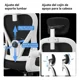 thumbnail image 2 of Silla Oficina Escritorio Ergonomica Norplat Lumbar Pro 4d  Negro Y Blanco Malla, 2 of 12