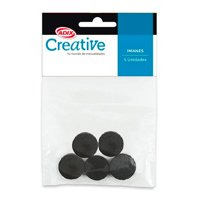 Imán Redondo Magnetico Adix De 2Cm 5Ud